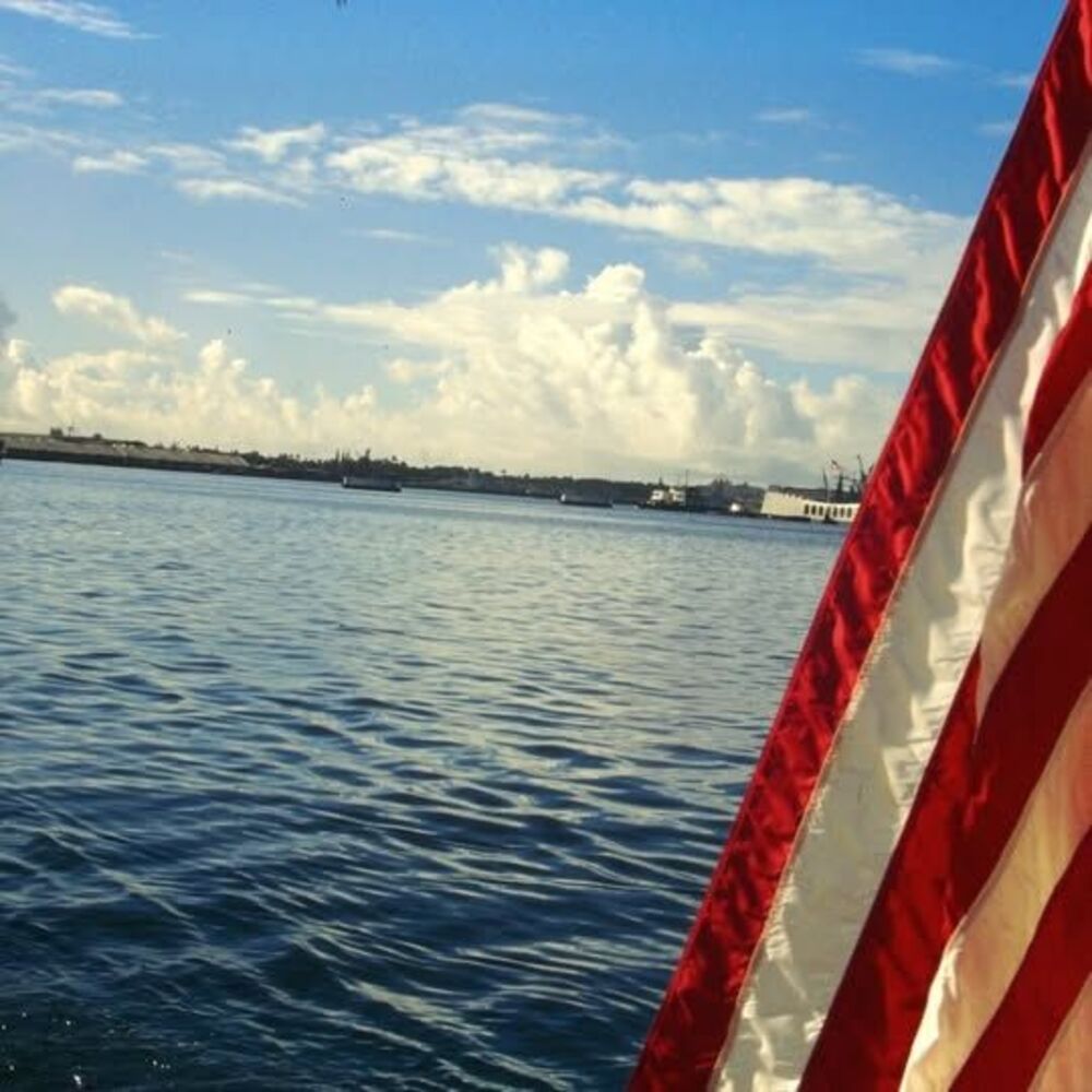Original 1996 35mm Slide, "Pearl Harbor Boat Tour #3", Oahu, Hawaii